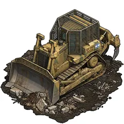 Armored D9 reference artwork
