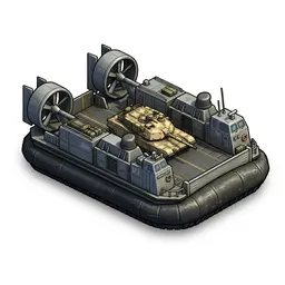 LCAC Shoal (LCAC-180) reference artwork