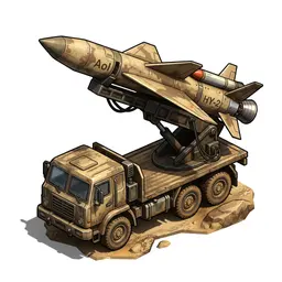 HY-2 Silkworm Launcher reference artwork