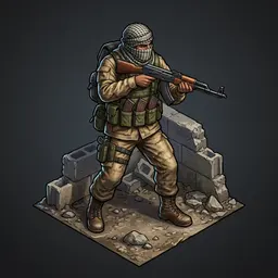 AoI Rifle Infantry reference artwork