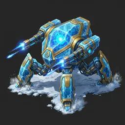 Atlantean Dragoon Walker reference artwork